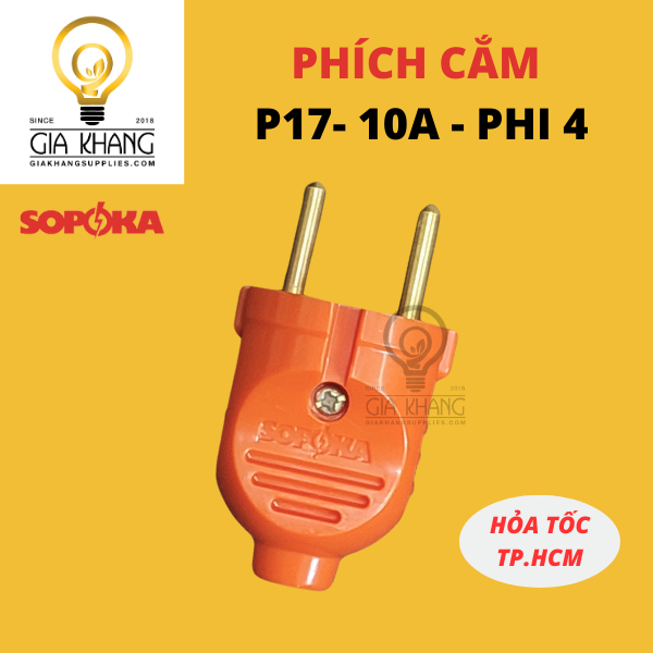 Phích cắm P17 10a sopoka