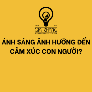 ánh sáng có ảnh hưởng đến cảm xúc?