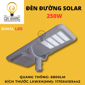 đèn đường NLMT 250w IP65 của duhal