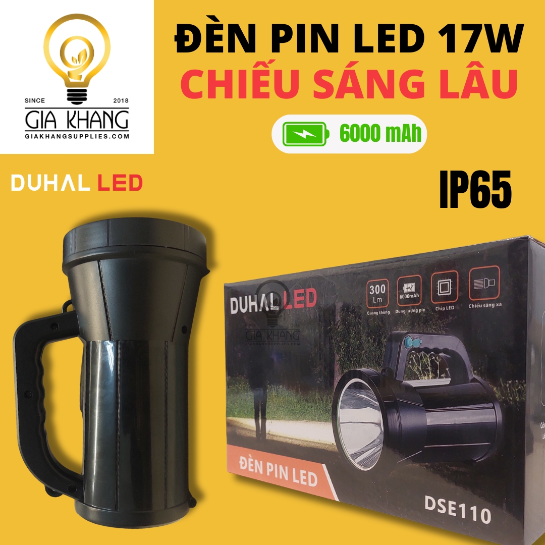 den-pin-led-cam-tay-dse110-duhal đèn pin led cầm tay DSE110 của Duhal
