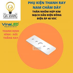 thanh xương nối thẳng cố định thanh ray nam châm M20 VINALED - Gia Khang supplies